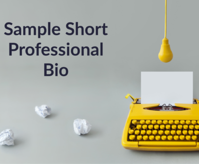 sample short professional bio